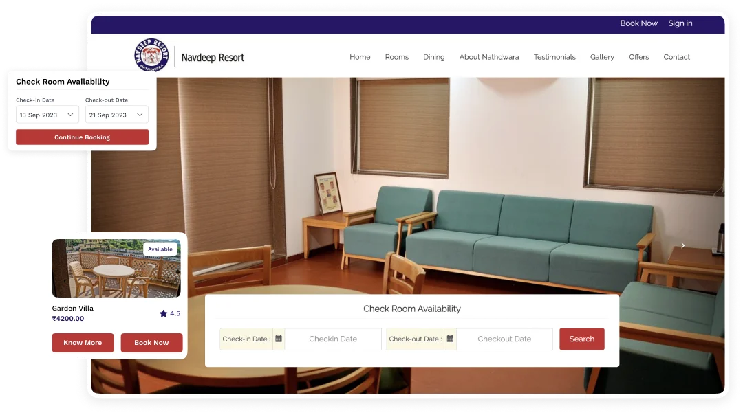 Online Resort Management